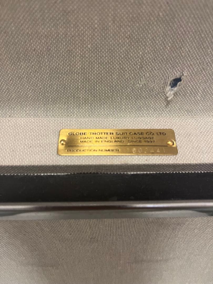 GLOBE TROTTER キャリーケース ネイビー