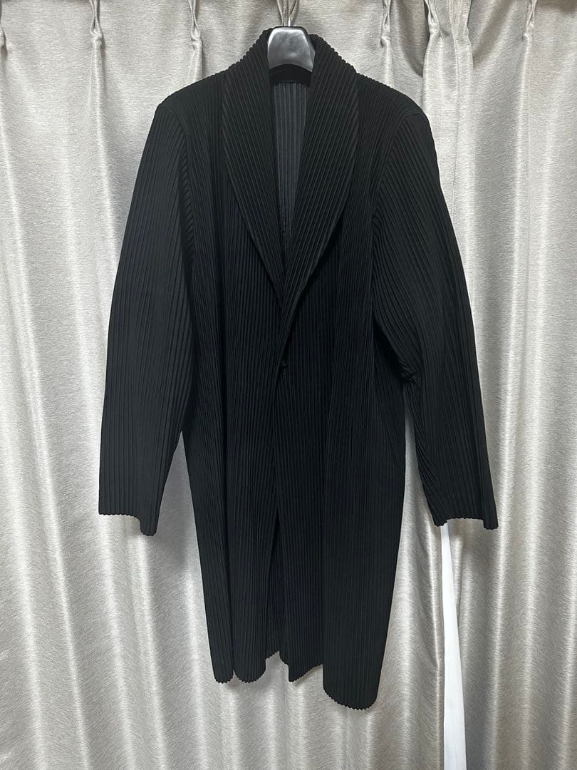 【希少】イッセイミヤケオムプリッセ　ロングコート