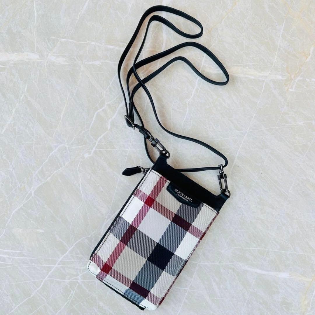 《新品》Black Label スマホショルダーバッグ