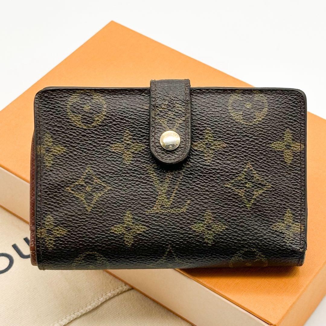 ルイヴィトン ポルトフォイユ ヴィエノワ モノグラム がま口 モノグラム