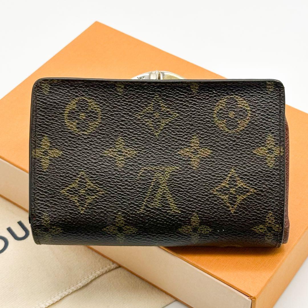 ルイヴィトン ポルトフォイユ ヴィエノワ モノグラム がま口 モノグラム