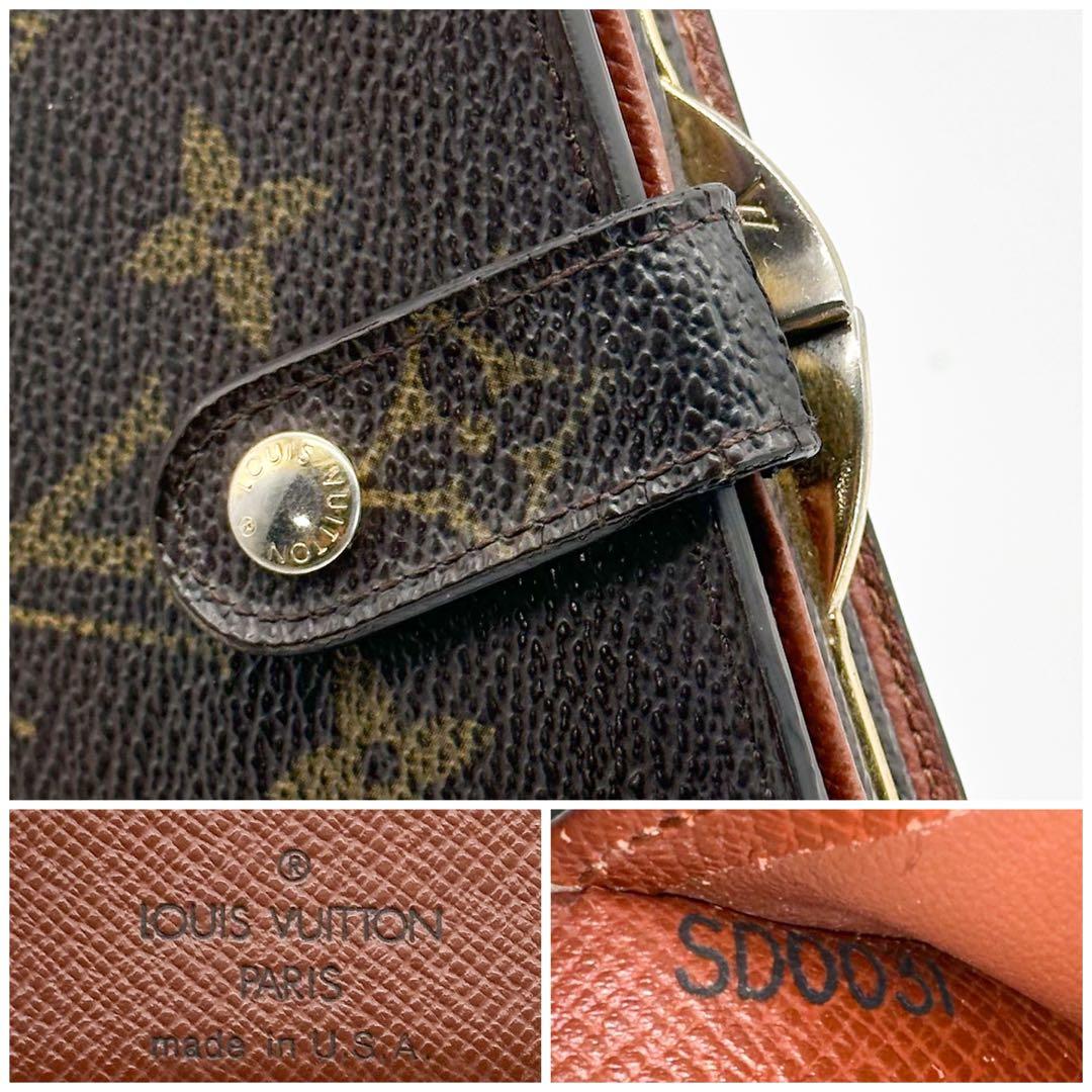 ルイヴィトン ポルトフォイユ ヴィエノワ モノグラム がま口 モノグラム