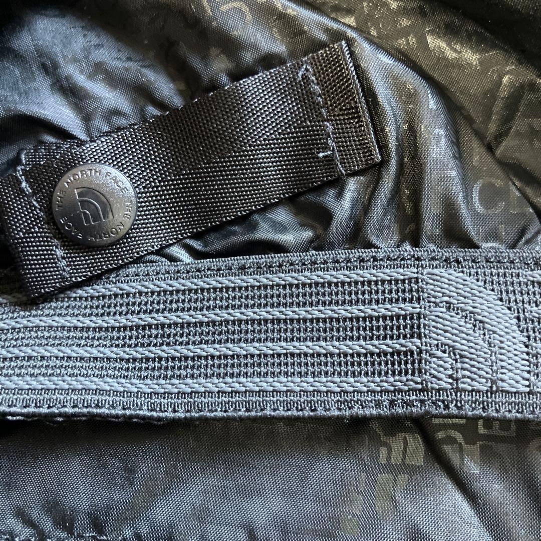 ノースフェイス スノーウェア ジャケットグリーン×ブラウン 裏地総柄 Lサイズ