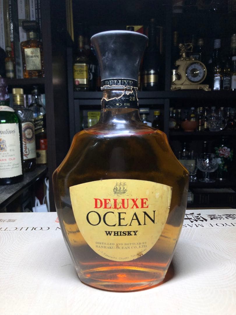 古酒。三楽デラックスオーシャン ウイスキーDELUXE OCEAN WHISKY