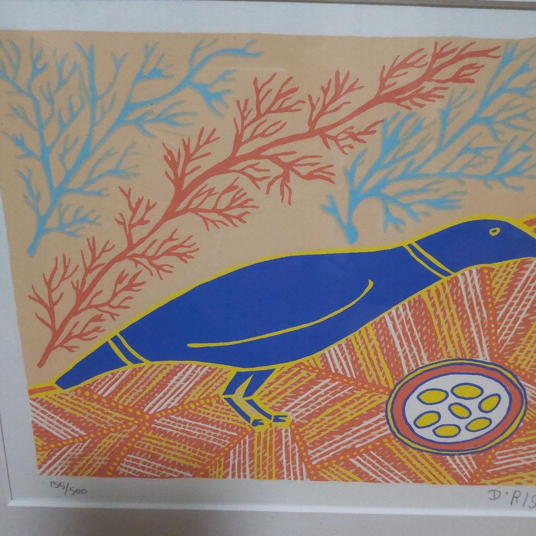 シルクスクリーン作品　直筆サインあり doris gingingara