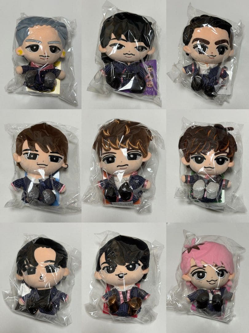 Man すのチル ぶら下がらない BIGぬいぐるみ 新品 9体 9人