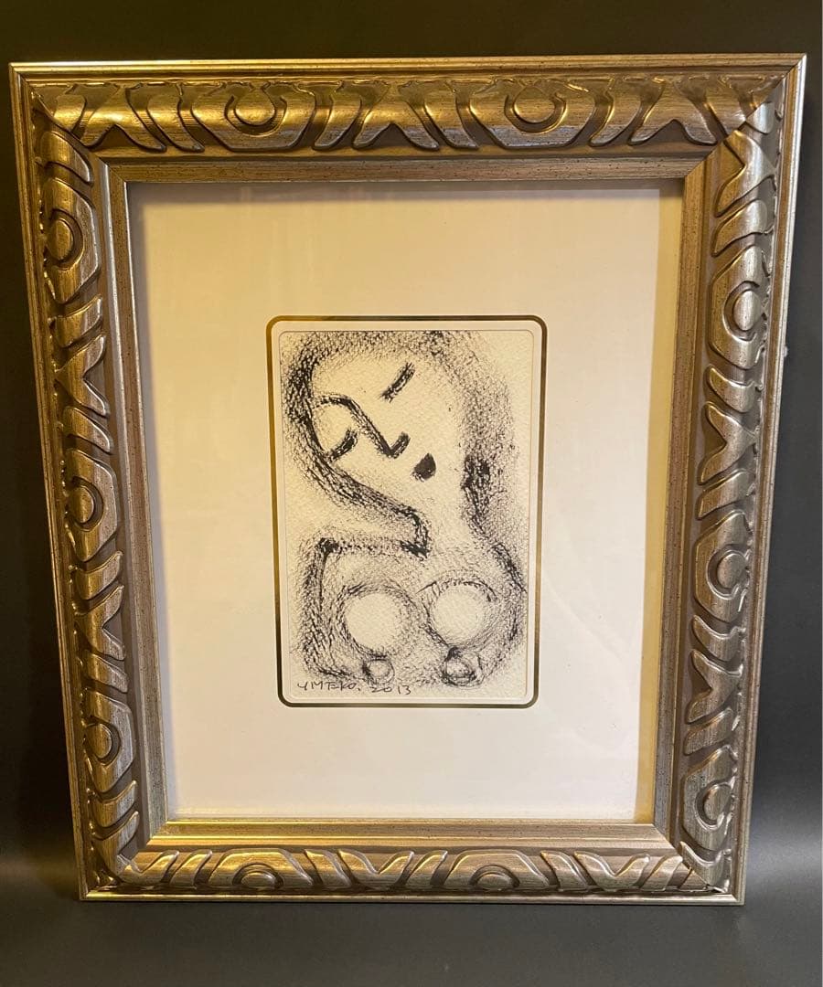 木炭画　/ 神山(加藤)梅子 作