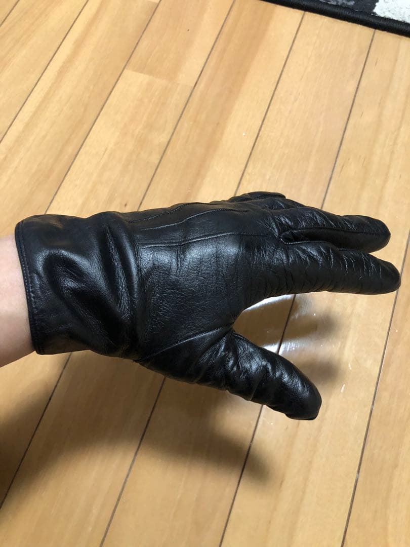 Melora メローラ ナッパレザー カシミア ブラック　グローブ 手袋 7.5