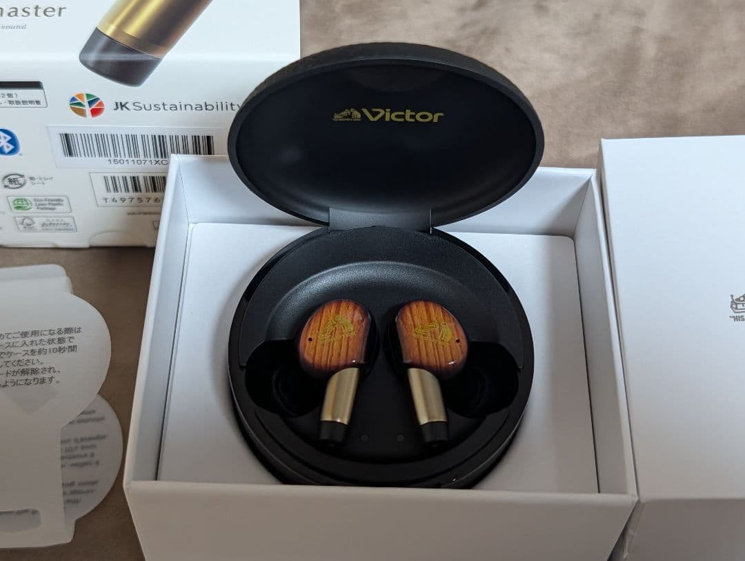 JVCケンウッド Victor WOOD master ワイヤレスイヤホン