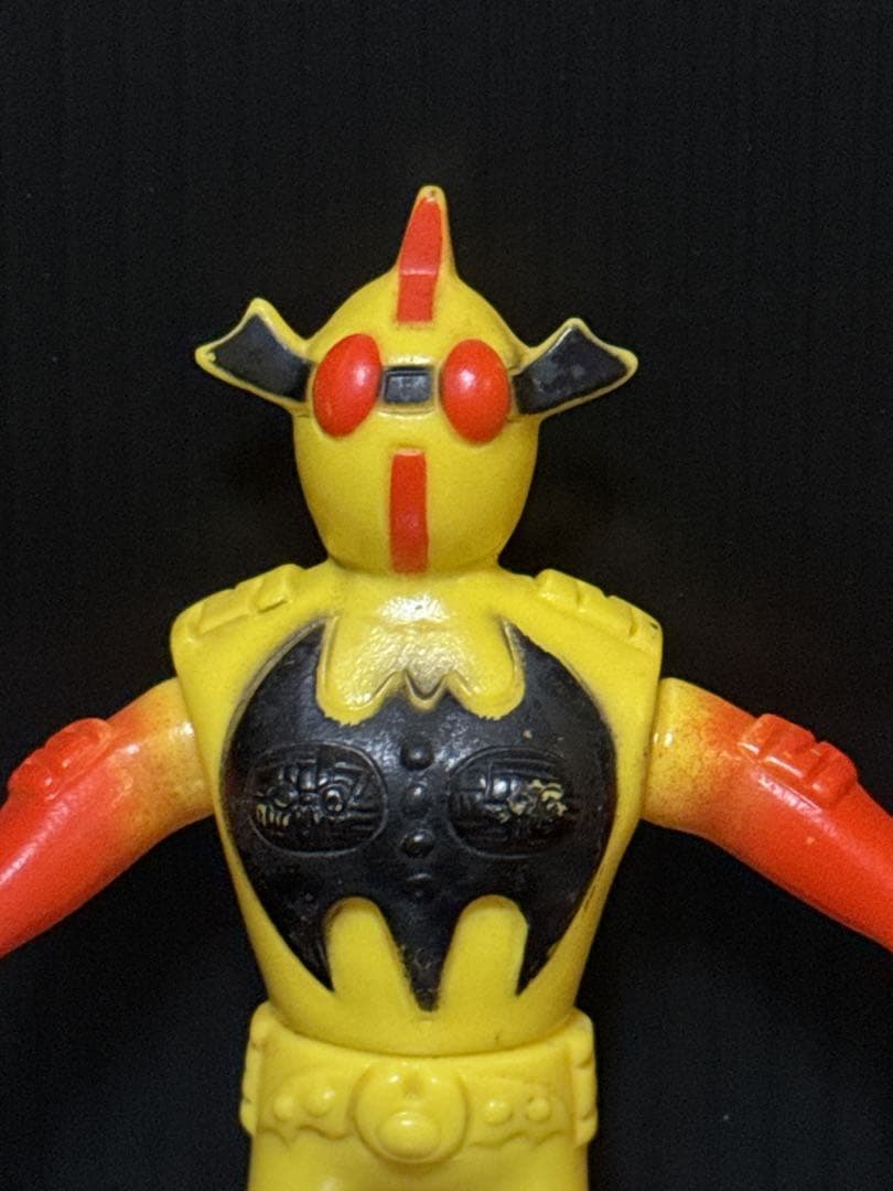 当時物 アクアマイザー3 イビル ソフビ タカトク ブルマァク 人形