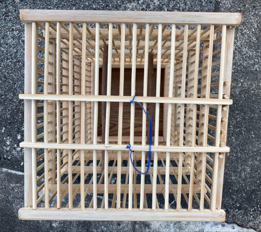 手作り鳥籠　竹籠　②