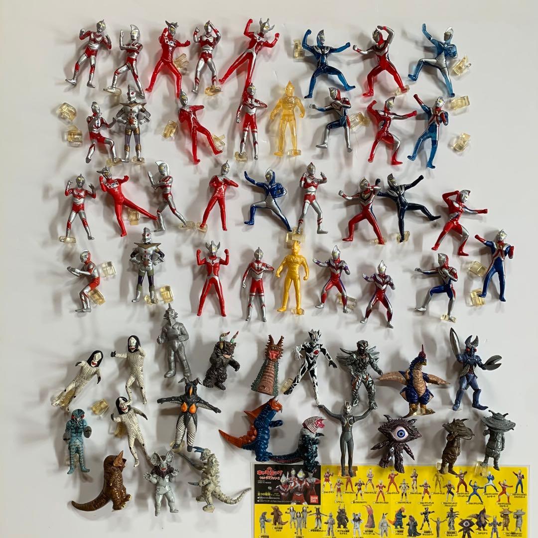 ウルトラマンHGシリーズ　キャラエッグ クリアバージョンなど55体セット