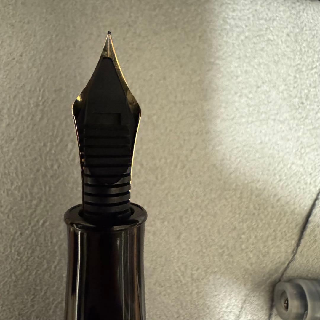 【未使用】アカブライヤー　センチュリー3776 プラチナ万年筆 F（細字）