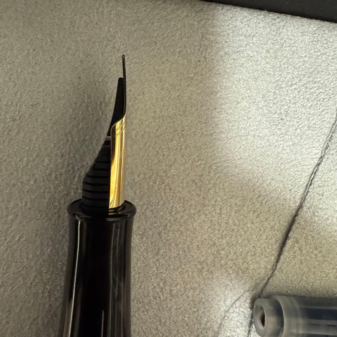 【未使用】アカブライヤー　センチュリー3776 プラチナ万年筆 F（細字）