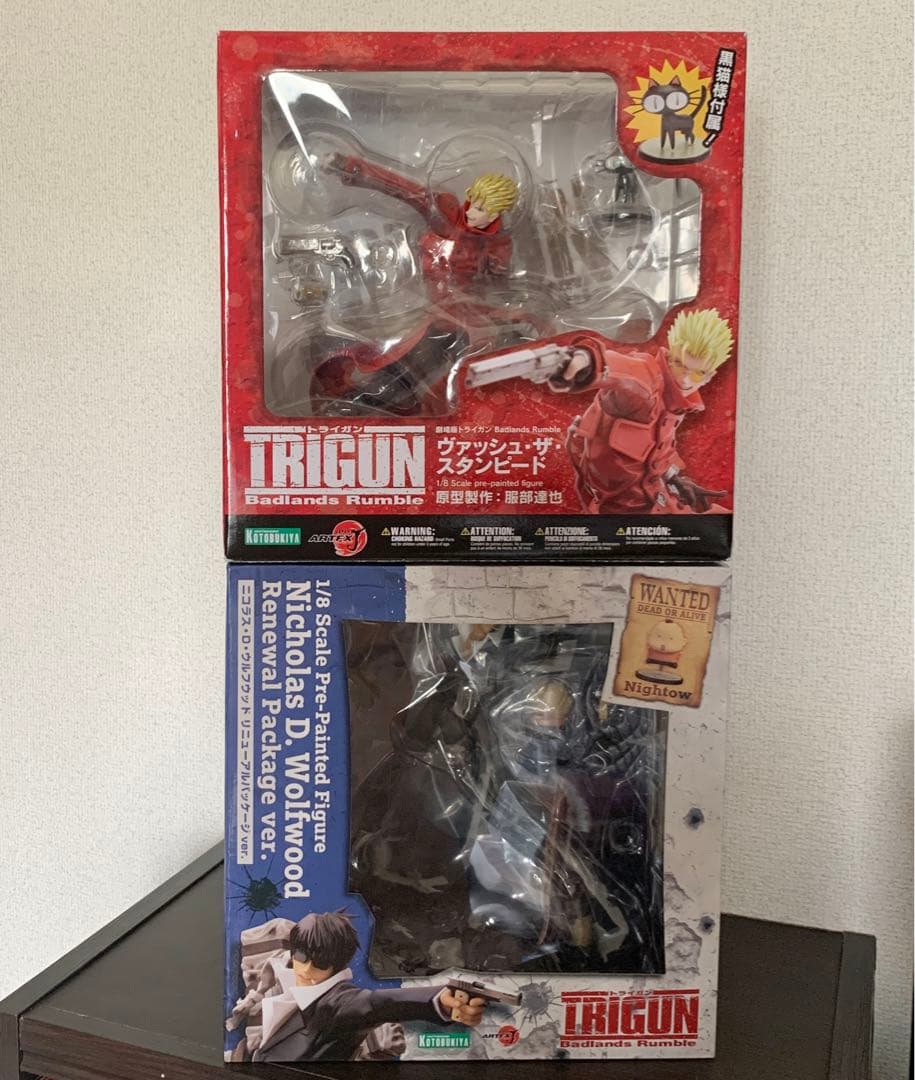 コトブキヤ　ARTFX J トライガン ヴァッシュ　ウルフウッド