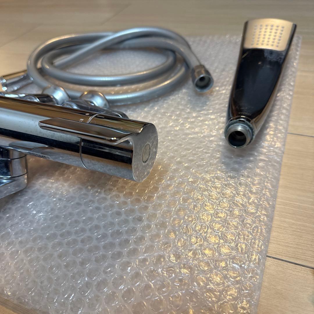 TOTOサーモスタット混合水栓 TBV03445J1 シャワーヘッドホース付き