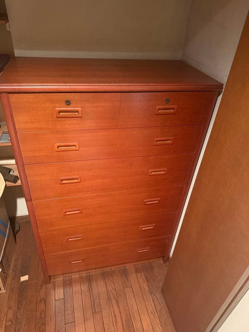 昭和レトロ素敵なアンティーク　ダンス箪笥　収納7段収納木工最終赤字大処分品！！