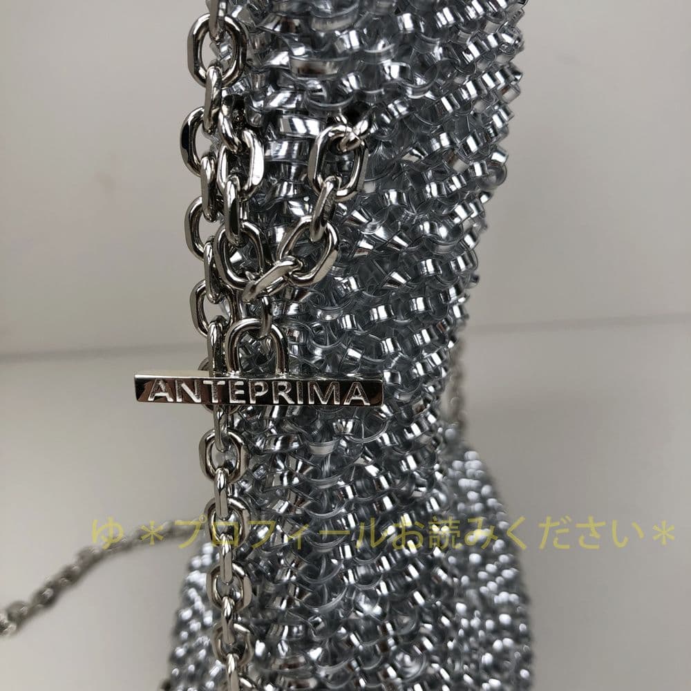 アンテプリマ セッキオスティローゾ ショルダーバッグ シルバー