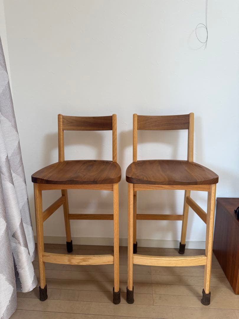 飛騨家具 イバタインテリア　カウンターチェア 一脚　①