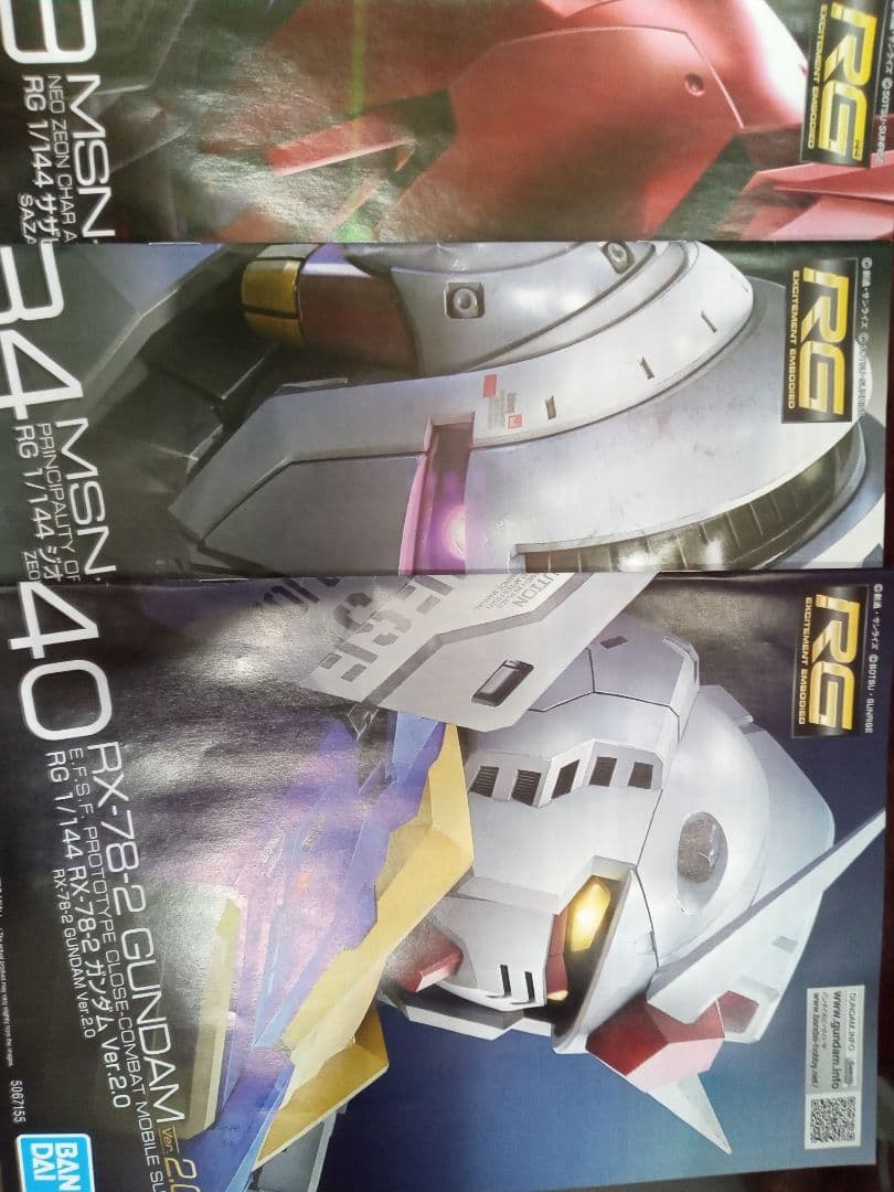 s*n様 RG ガンプラ 3体セット ジャンク　RX-78-2 ガンダム 　おま