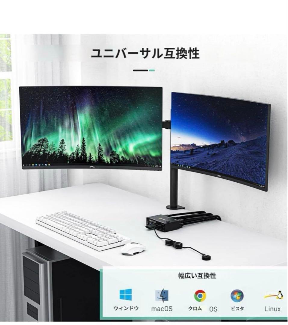 ✨即購入ok✨デュアルモニター HDMI KVM 切替器 4K@60Hz