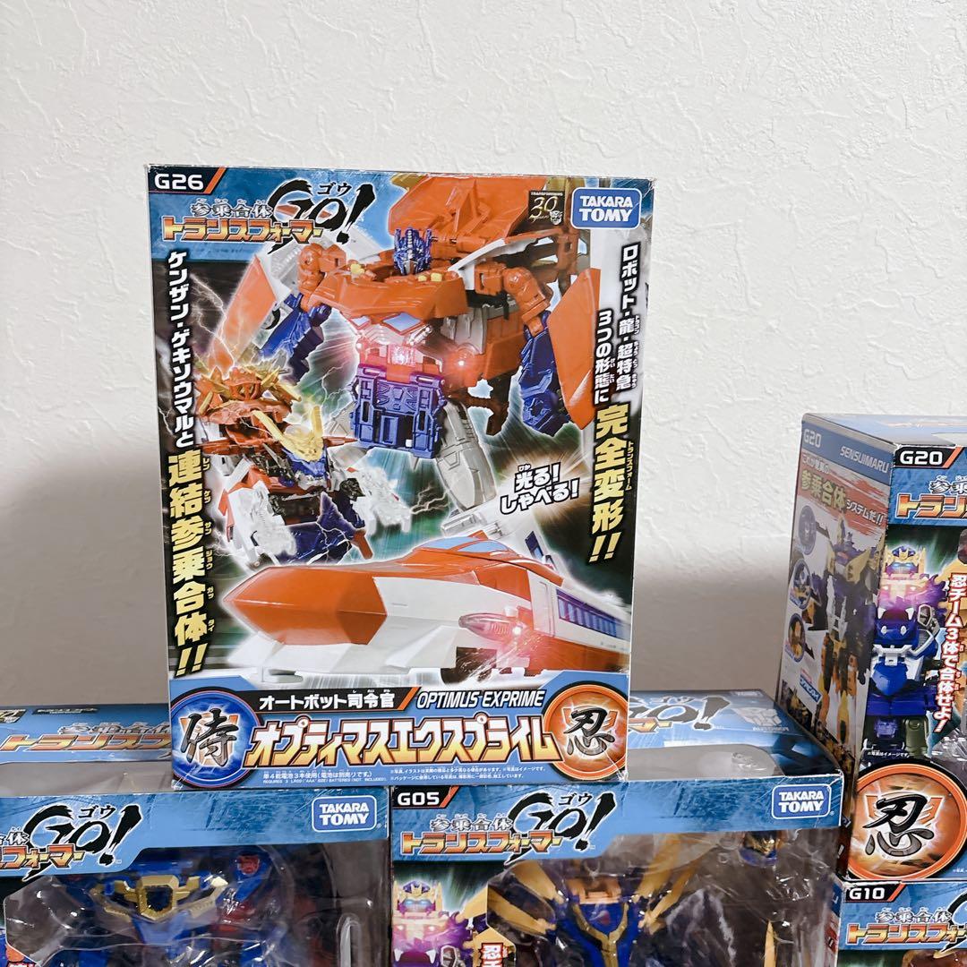 参乗合体 トランスフォーマーGO! 7セット 未使用級 オプティマス 侍 忍