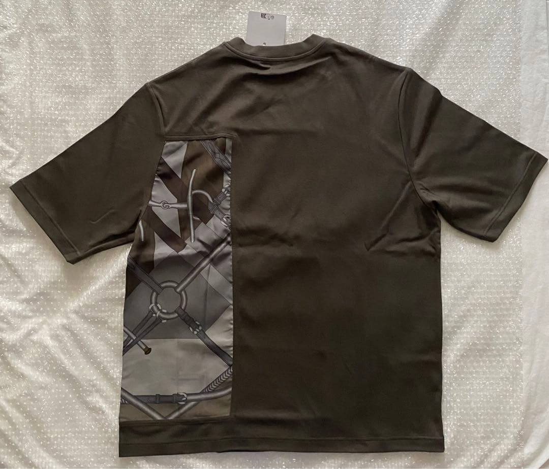 エルメス　メンズ　半袖　Tシャツ　完璧なコース　シルク　コットン　カシミヤ　新品