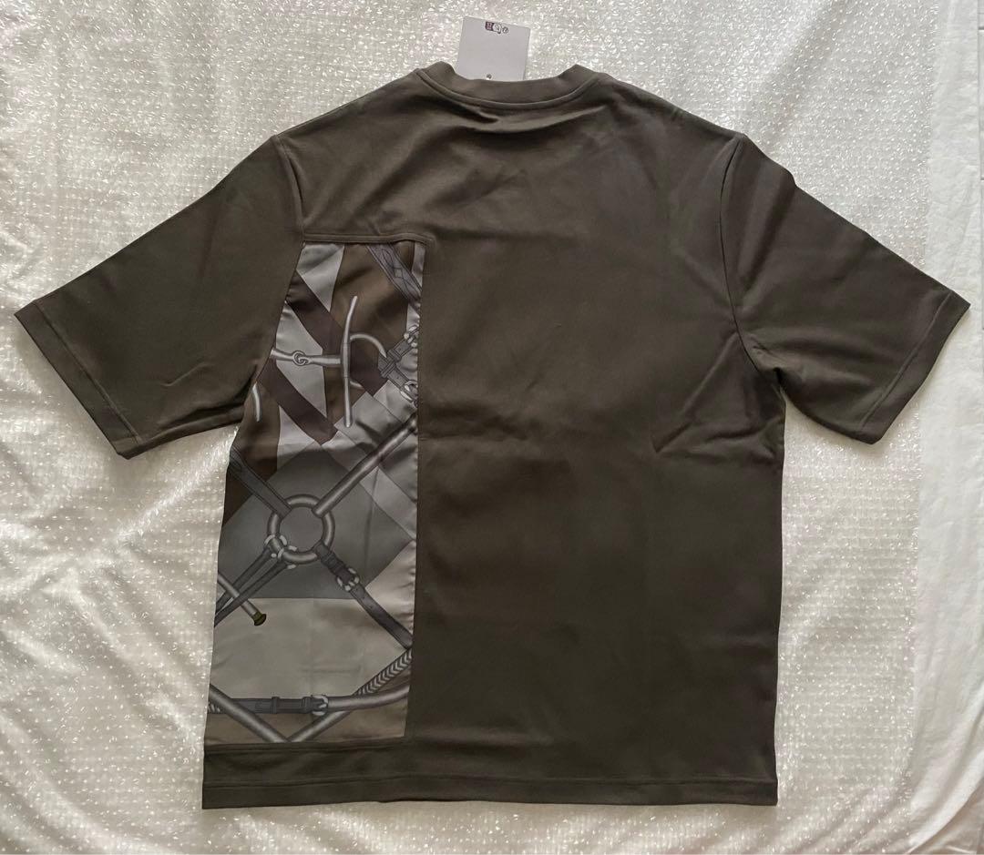 エルメス　メンズ　半袖　Tシャツ　完璧なコース　シルク　コットン　カシミヤ　新品