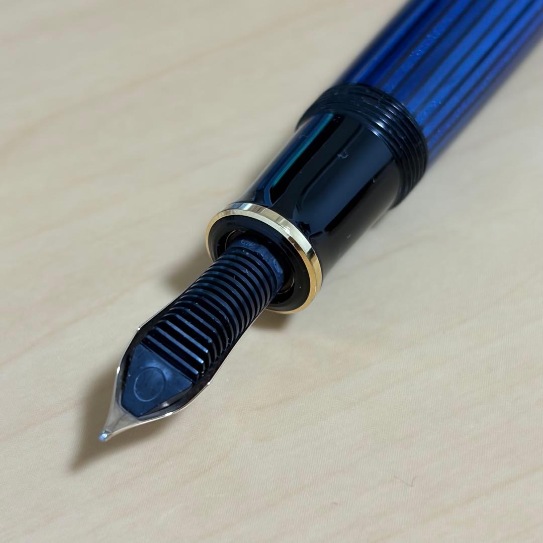 Pelikan ペリカン スーベレーン M600 14K EFニブ 万年筆 青縞