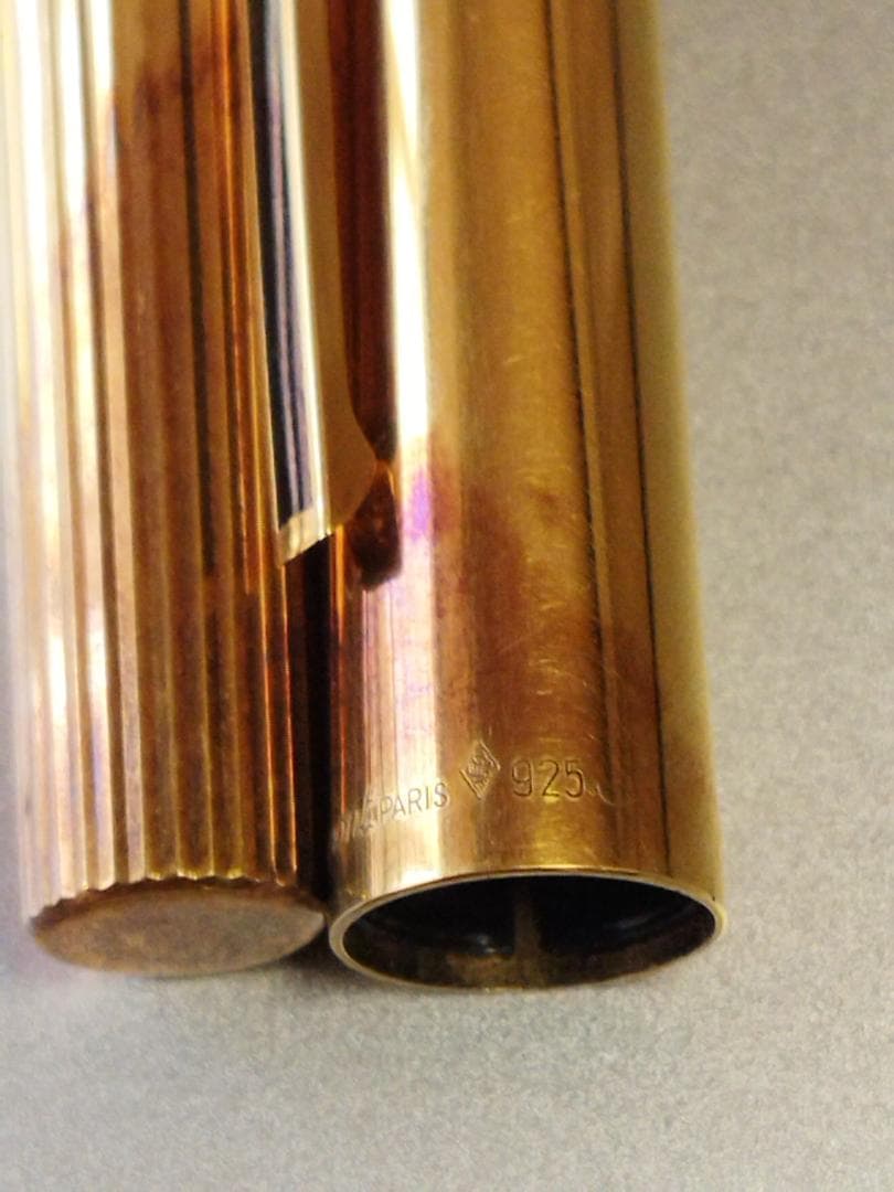 デュポン S.T.DuPont 万年筆 　925　ペン先 18ct ゴールド