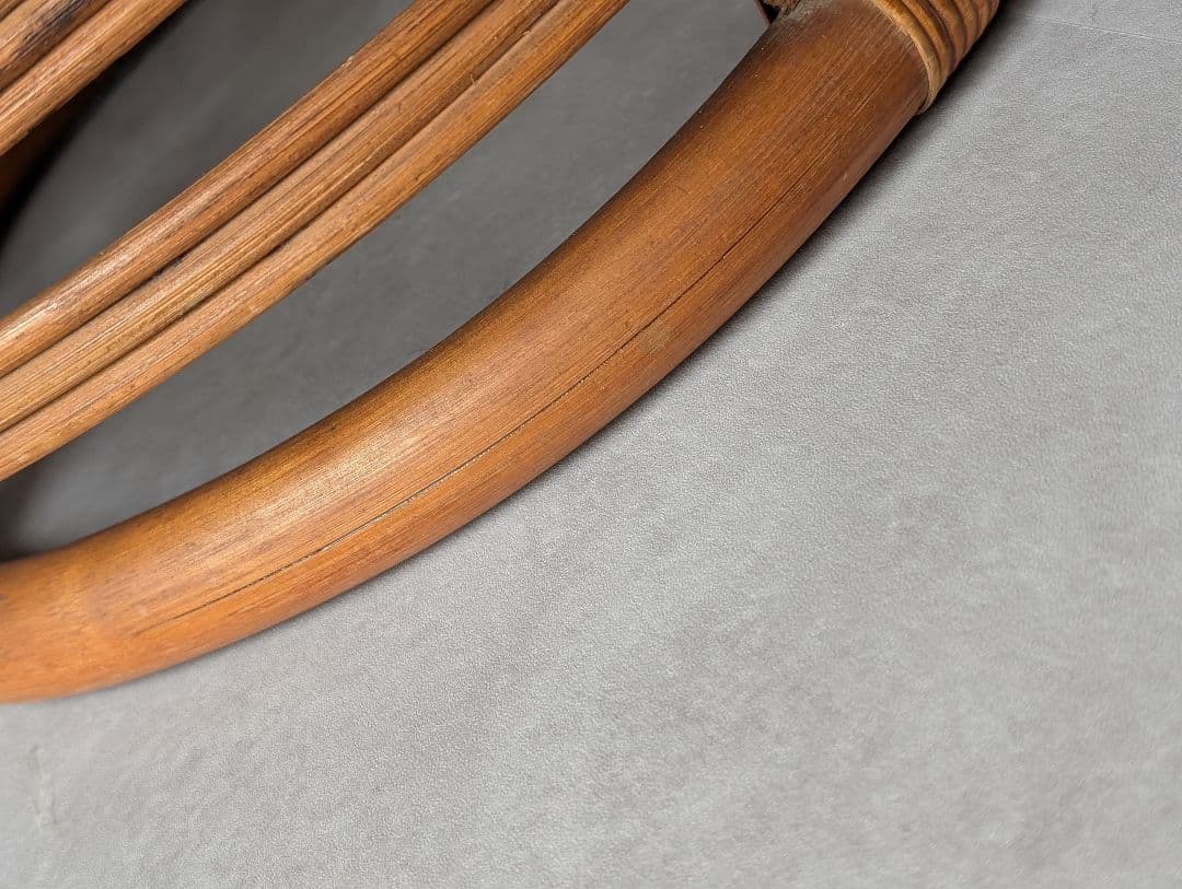 ヴィンテージ アイコニック ラタンスツール 籐 vintage アノニマス