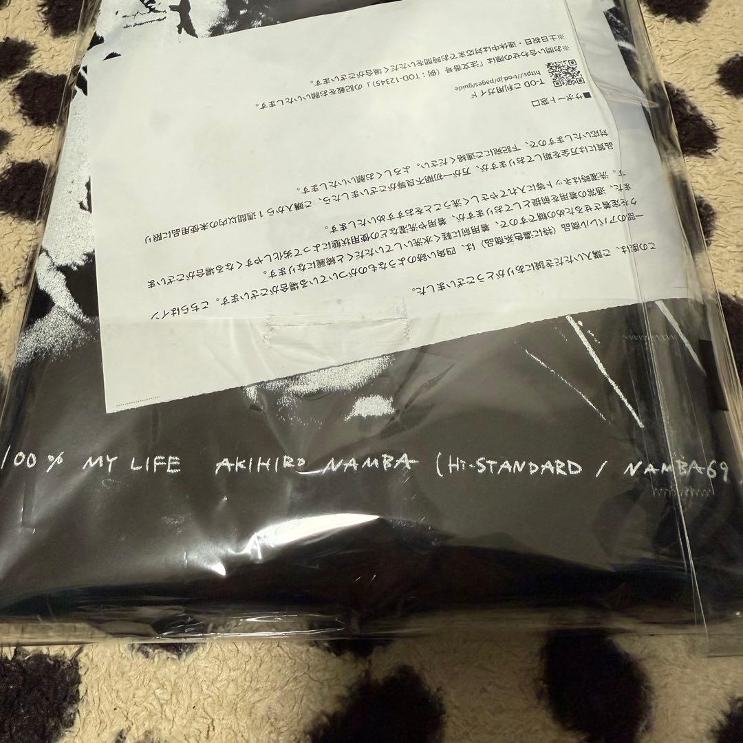 難波章浩 100% MY LIFE 予約限定生産 Tシャツ ブラック XL