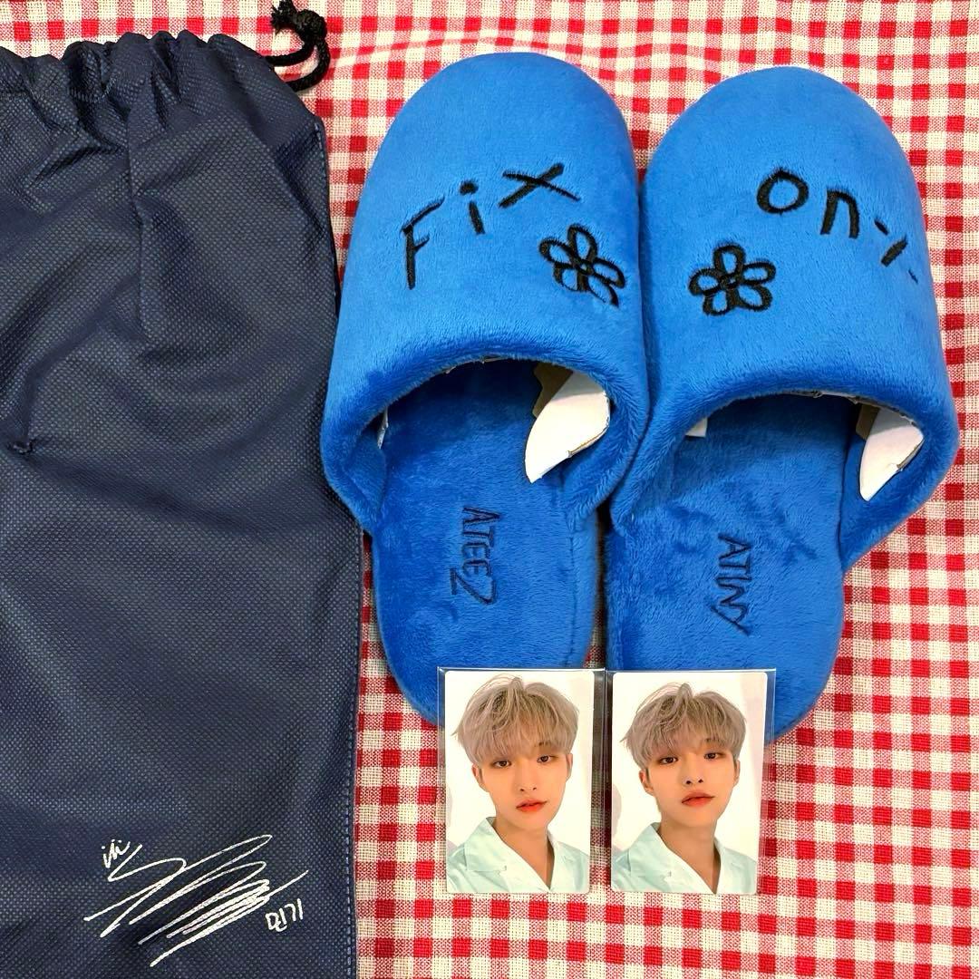 ateez ミンギ センイル MD スリッパ ルームシューズ 誕生日 HBD