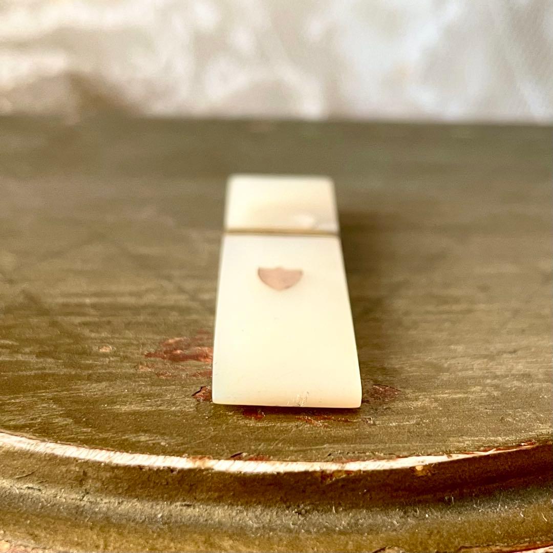 【希少】19世紀パレロワイヤルマザーオブパールニードルケースフランスアンティーク