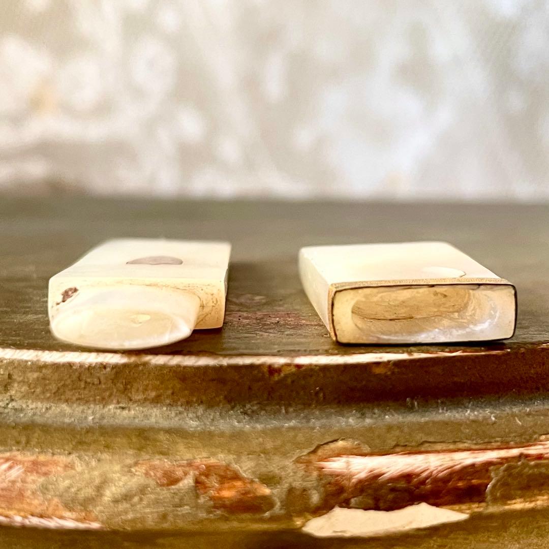 【希少】19世紀パレロワイヤルマザーオブパールニードルケースフランスアンティーク