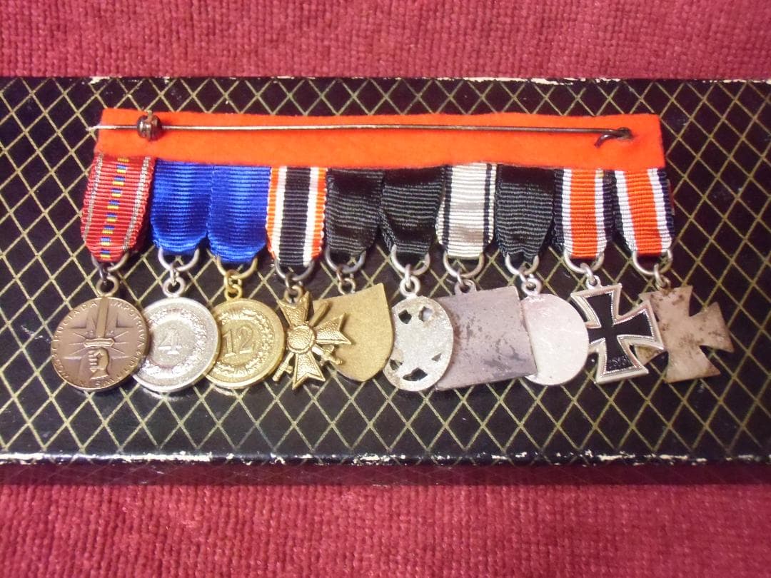 ＢＷドイツ軍/連邦軍＊１９５７年制定＊１０連ミニチュア勲章（実物）