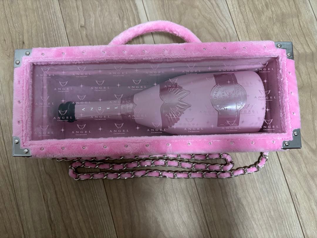 【空箱】【空瓶】エンジェル シャンパン ドゥミセック ピンク ファータイプ
