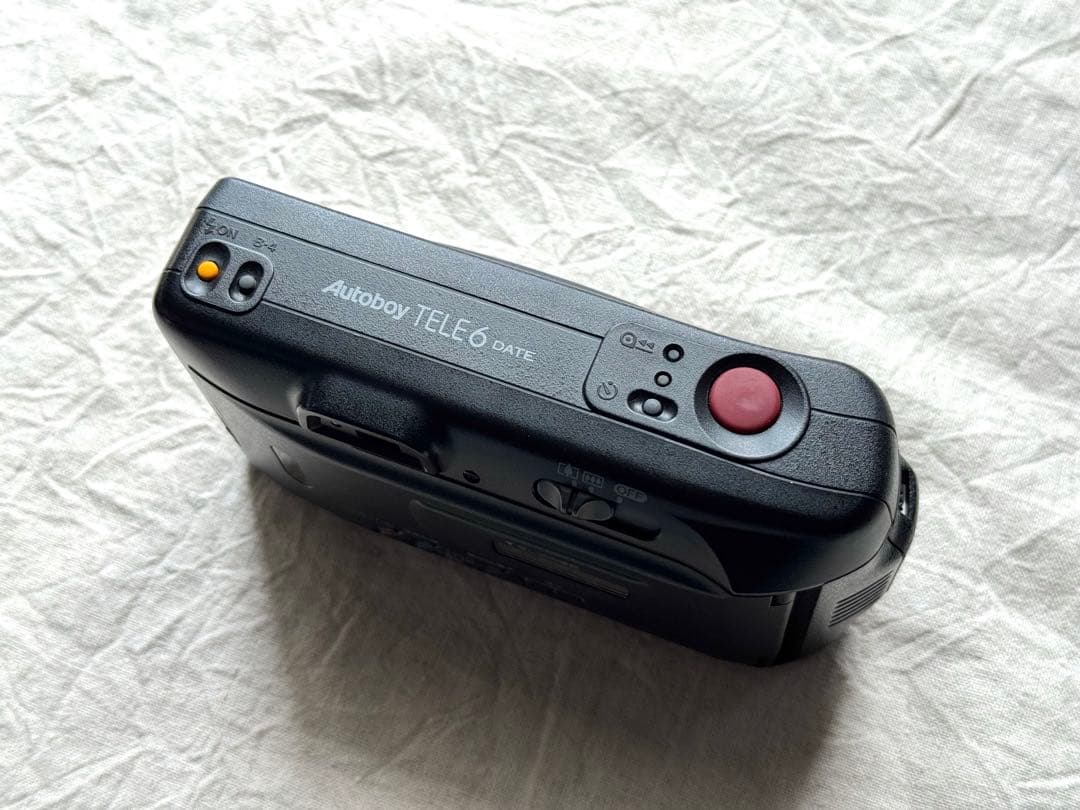 ⌘完動品！ 電池付き、作例あり！ Canon Autoboy TELE 6⌘