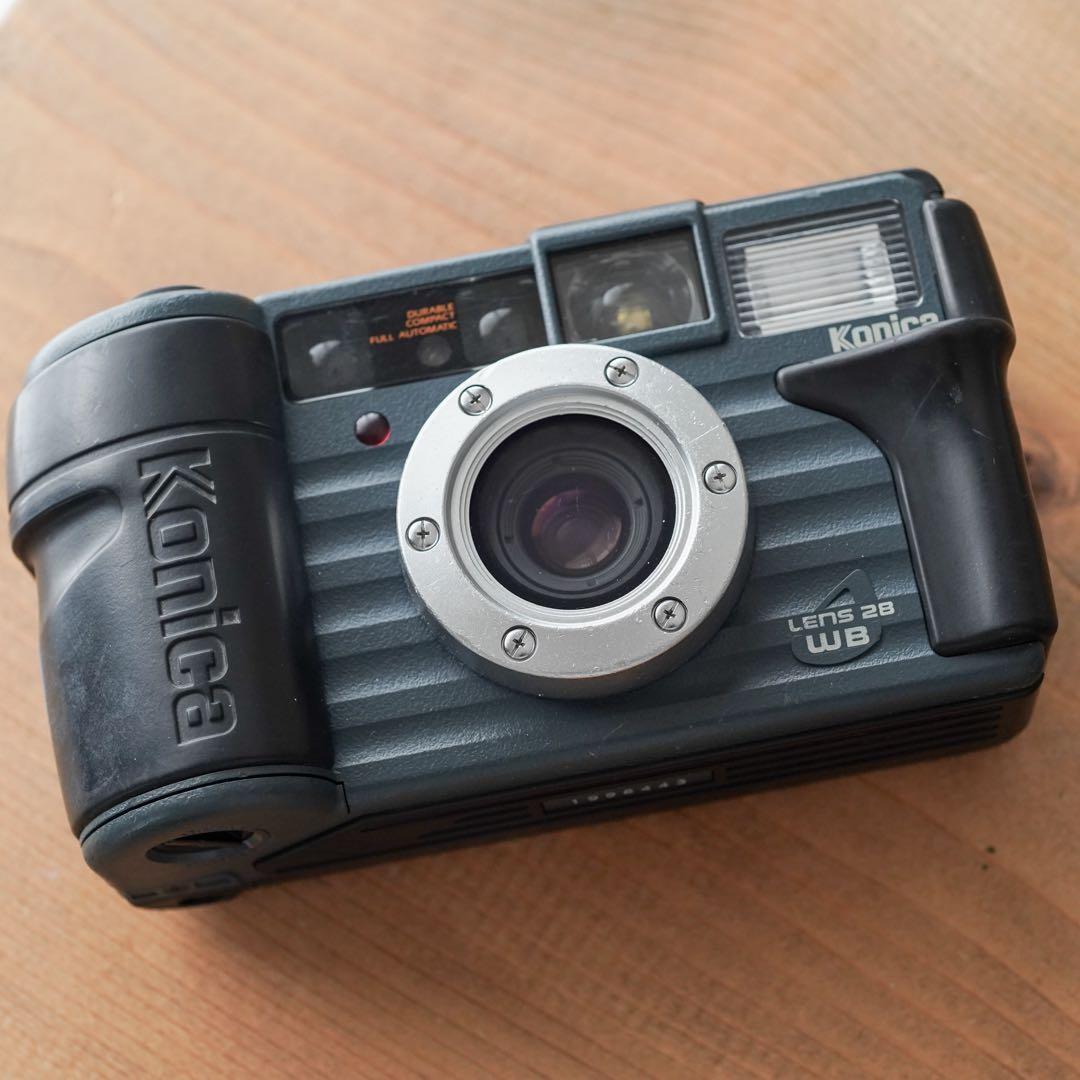 【撮影・OH済み】Konica 現場監督28WB コンパクトフィルムカメラ　P
