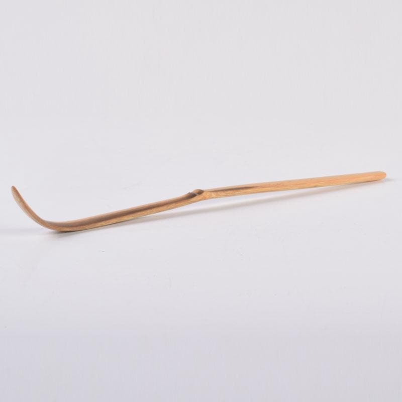 茶道具　宗竹作　茶杓　銘「唐錦」　前大徳　福本積應書付　共筒共箱　C　8442