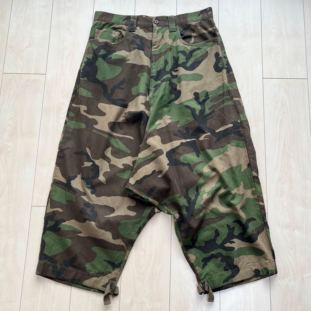 Y's ワイズ ヨウジヤマモト サルエルパンツ カモフラ 迷彩 3