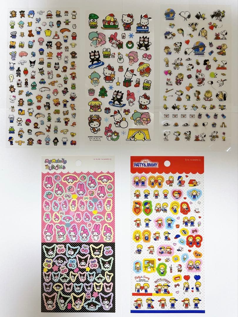 【80点】大量＊平成レトロシール＊ディズニー＊サンリオ＊スヌーピー