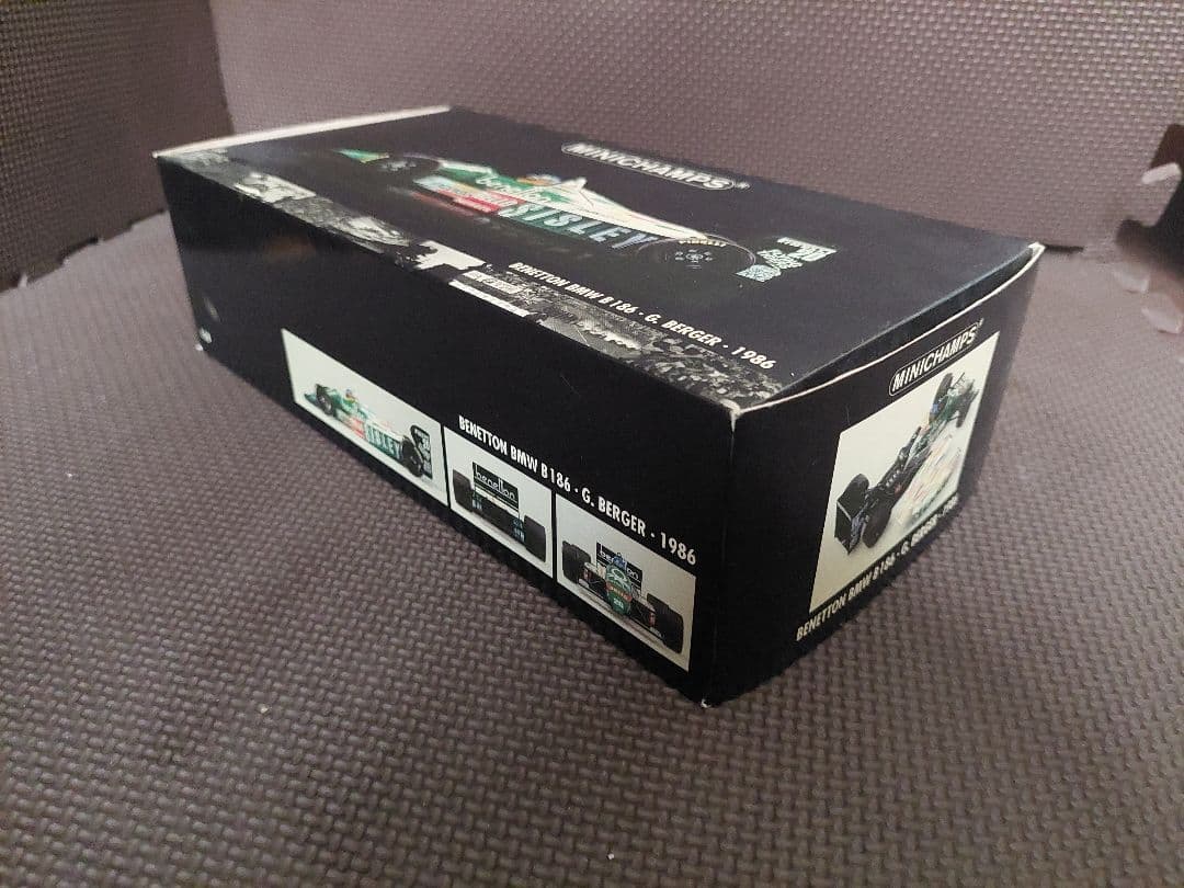 1/18 ミニチャンプス ベネトン BMW B186 1986 G.ベルガー