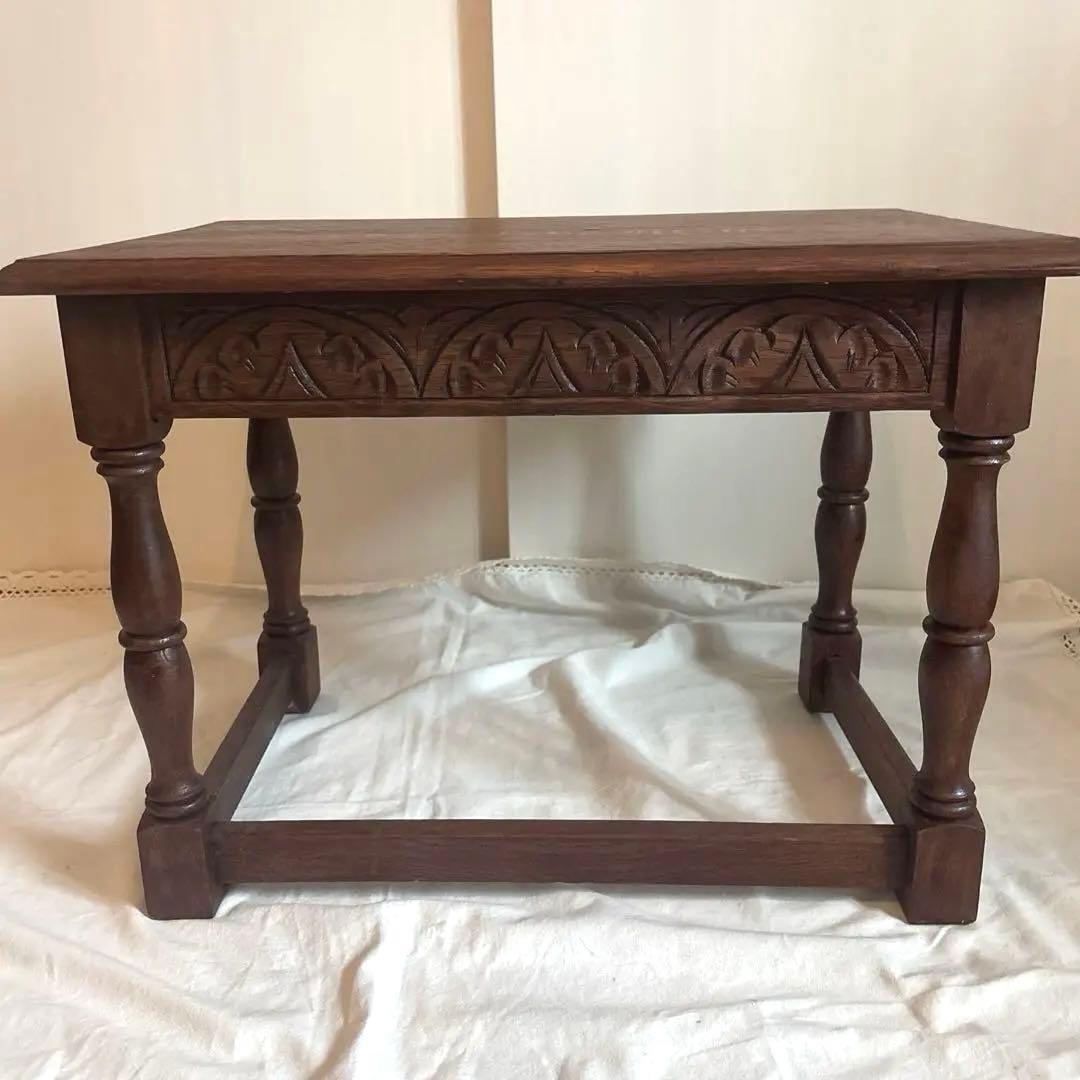 イギリスアンティーク　テーブル　木製