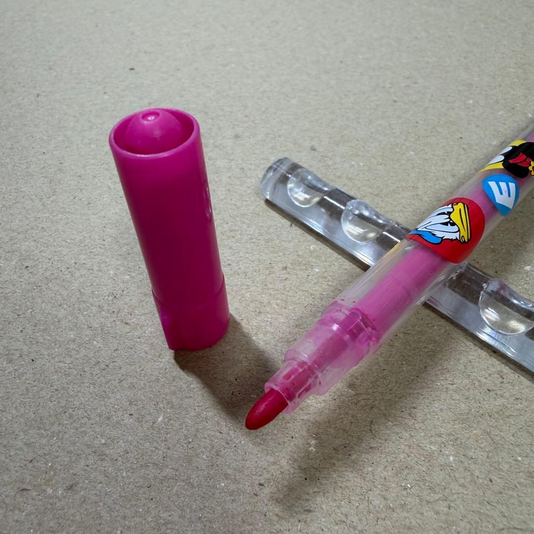 廃盤 ぺんてる カラーペン ピンク 慶弔 パーソンズ ディズニー ペン回し