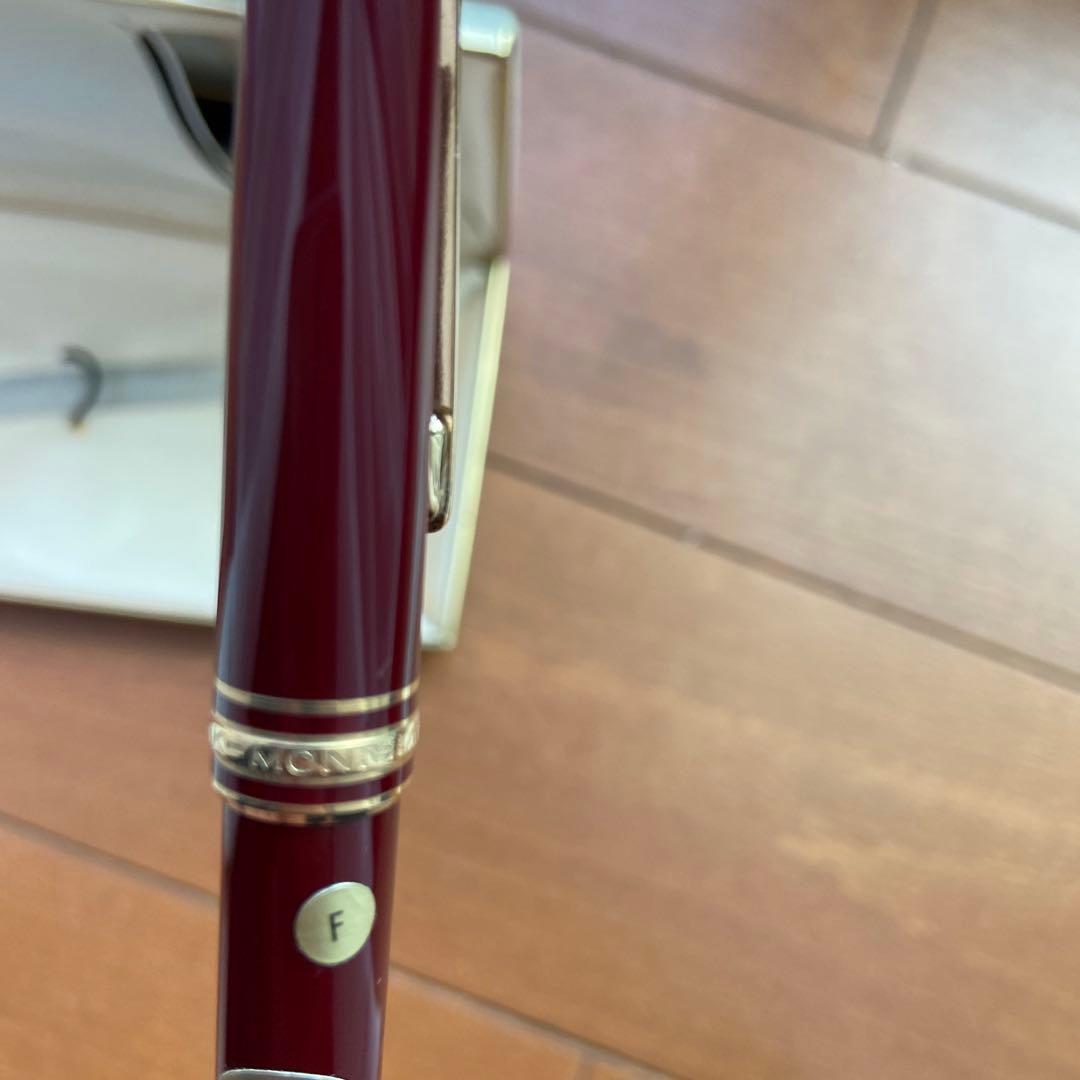 未使用Montblanc ワインレッド 万年筆 F