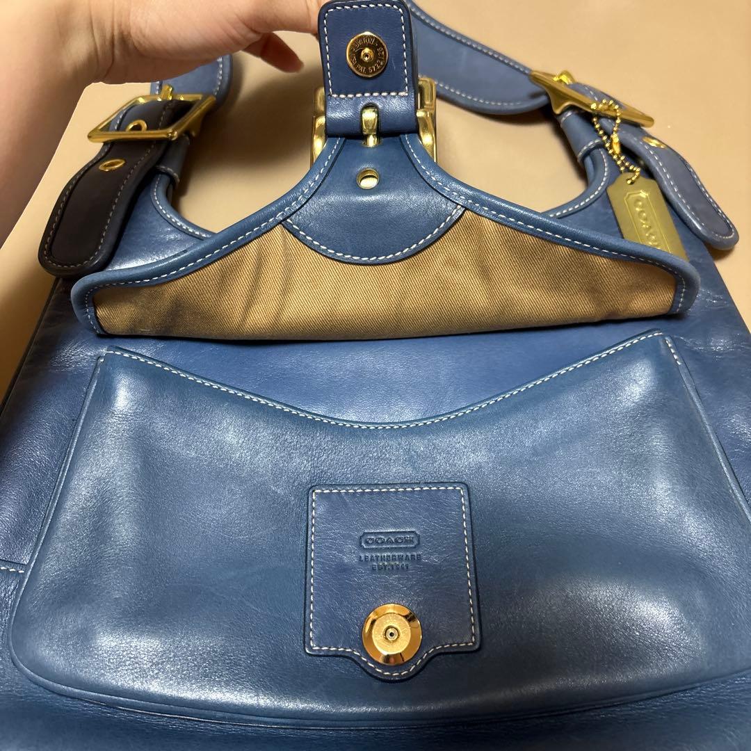 【希少色】COACH　ショルダーバッグ ワンショルダー レザー ベルト 9340