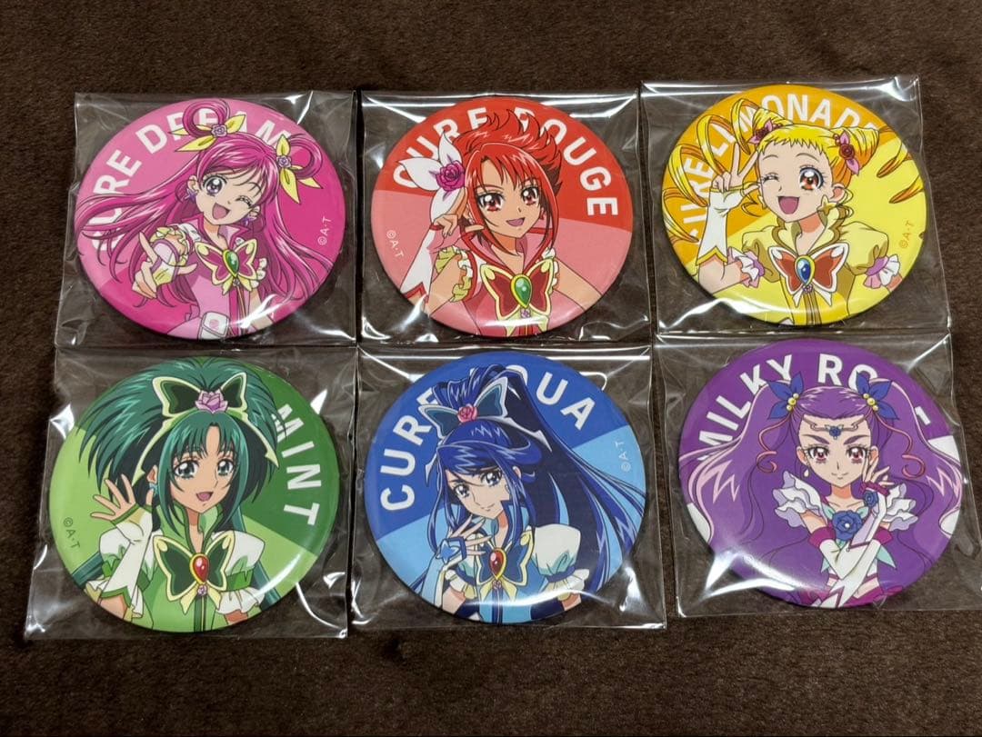 プリキュア　缶バッジ　プリティピックアップ　Yes!プリキュア5GOGO