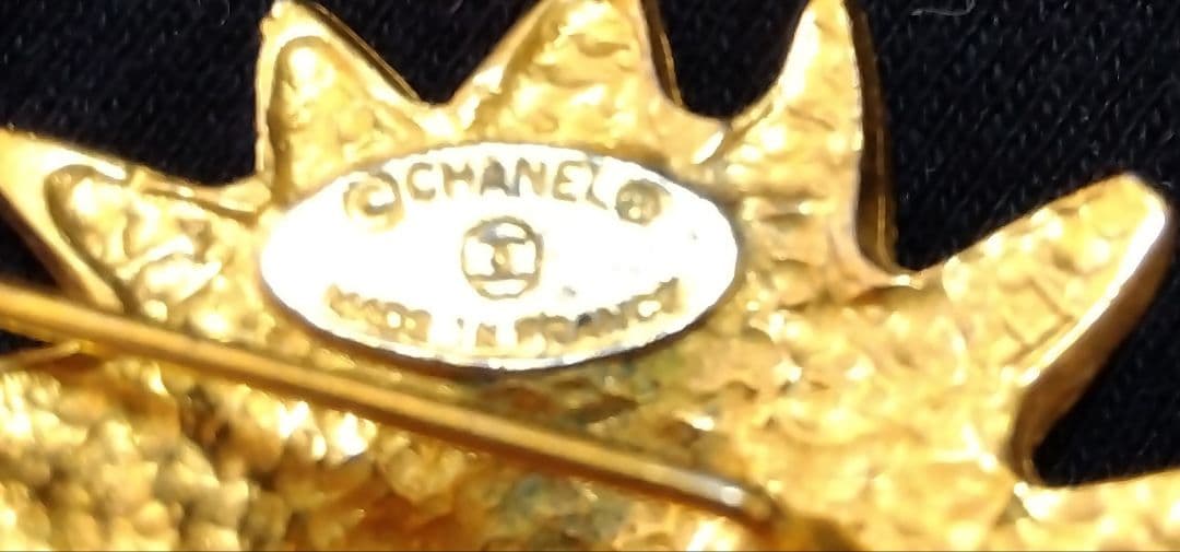 ★CHANEL★ヴィンテージ ライオン 太陽 ゴールドピンブローチ