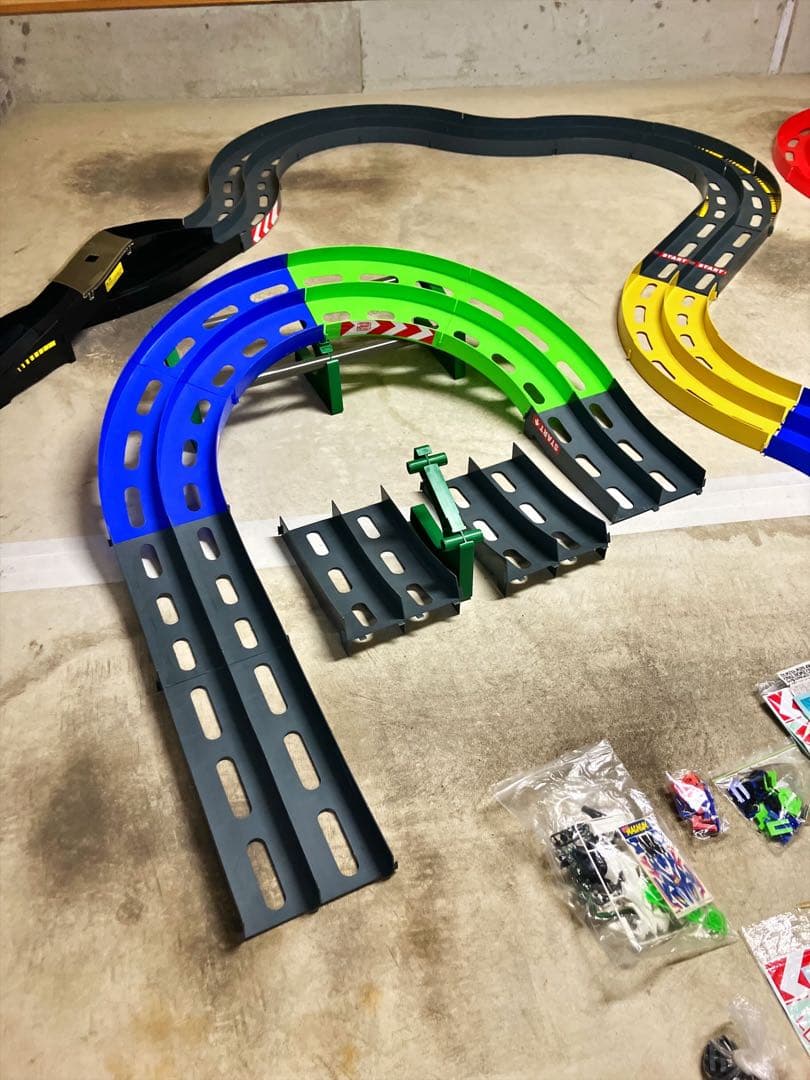 こ*こ様 ミニ四駆　 オーバルホームサーキット　バンクアプローチ　ラップタイマー